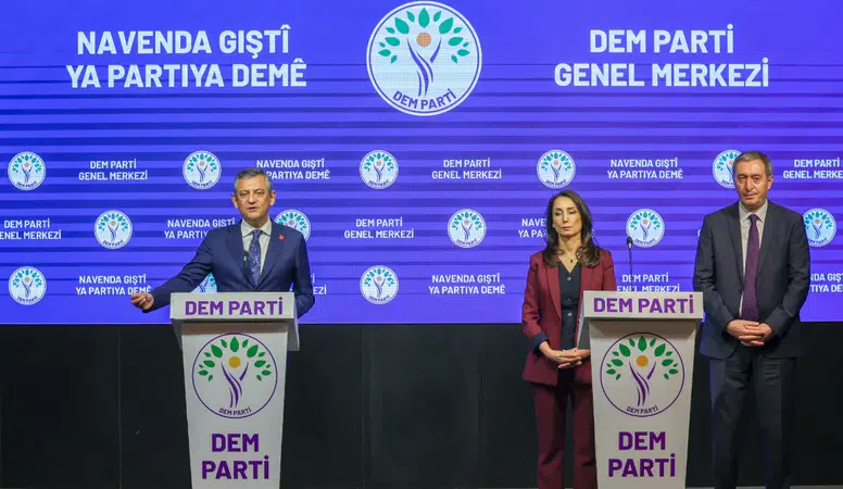 Özgür Özel’den DEM Parti ziyareti: “TBMM boşalan sandalyeler için karar almalı”