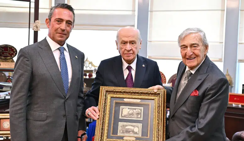 Rahmi Koç ve Ali Koç’tan Devlet Bahçeli ve Müsavat Dervişoğlu'na Ziyaret