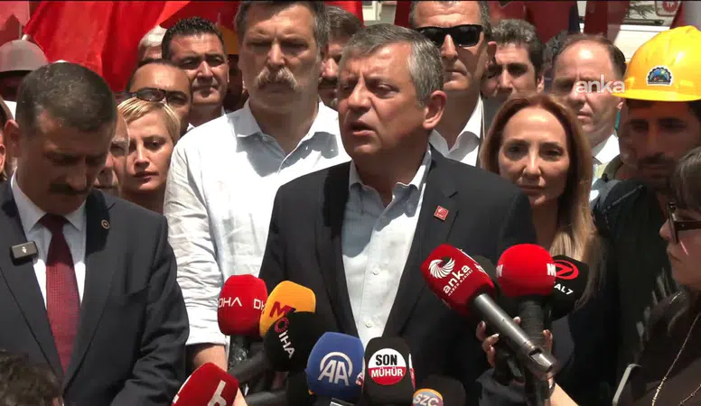 Özgür Özel, Doruk Madencilik işçilerine destek vererek verilen sözlerin tutulmadığını vurguladı