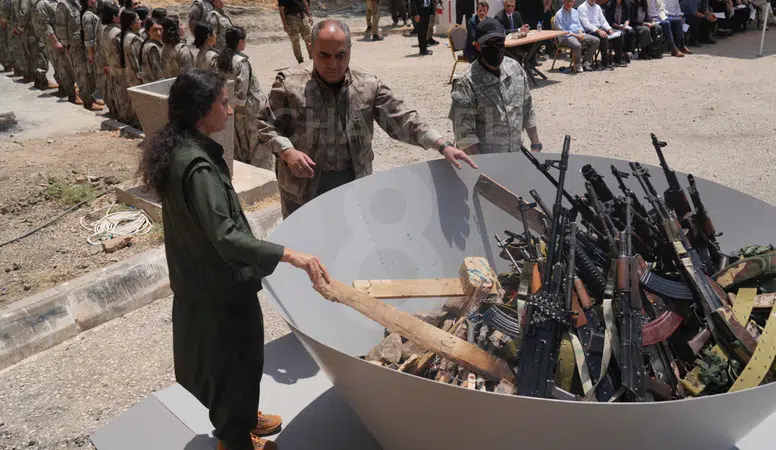 PKK'dan silah yakma töreninin yıl dönümünde adım atılmadığını vurgusu