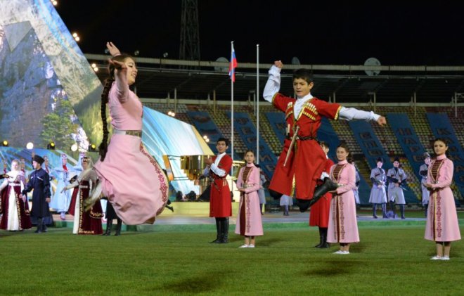 8. Kafkasya Halkları Spor ve Kültür Festivali'nden renkli görüntüler 12