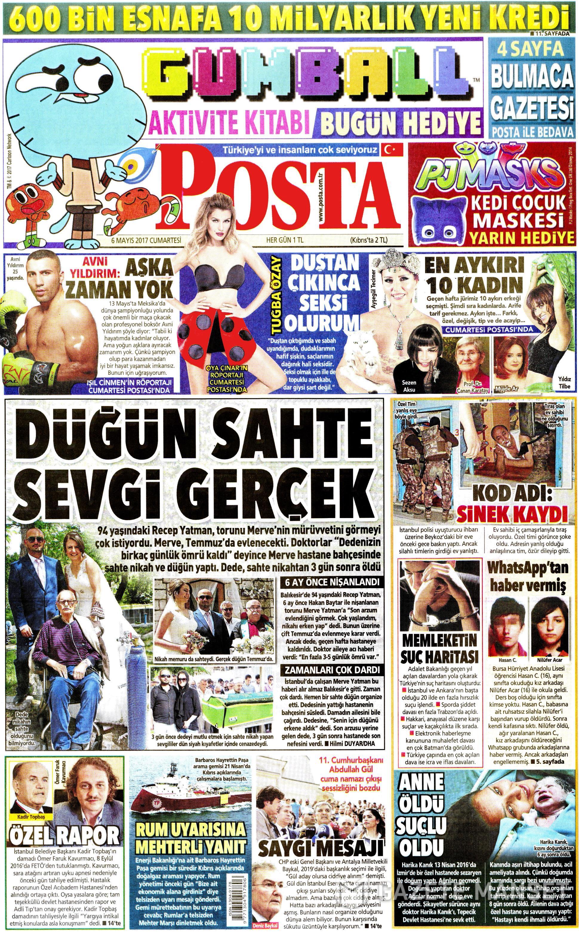 GAZETE MANŞETLERİ 06.05.2017 8