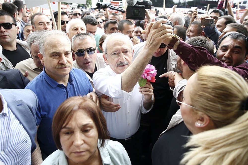 CHP'nin Ankara'dan İstanbul'a başlattığı yürüyüşten kareler 18