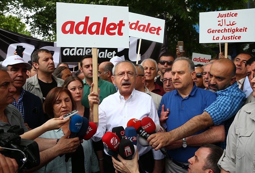 CHP'nin Ankara'dan İstanbul'a başlattığı yürüyüşten kareler 19