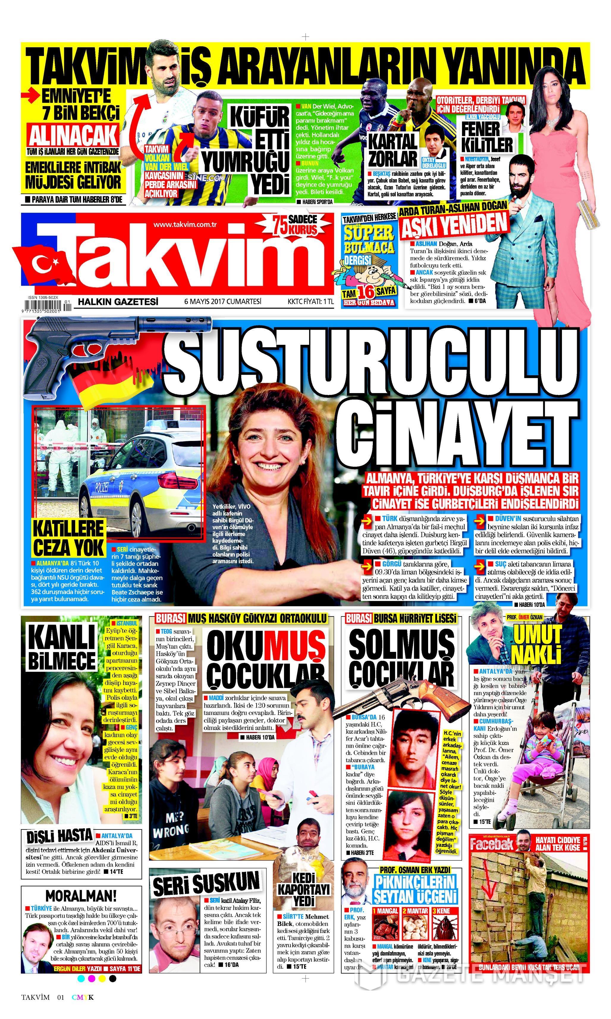 GAZETE MANŞETLERİ 06.05.2017 4