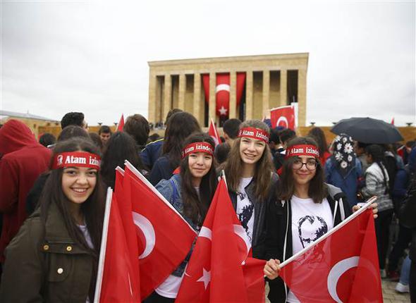 Gençler Anıtkabir'de, Ata'nın huzurunda... 5