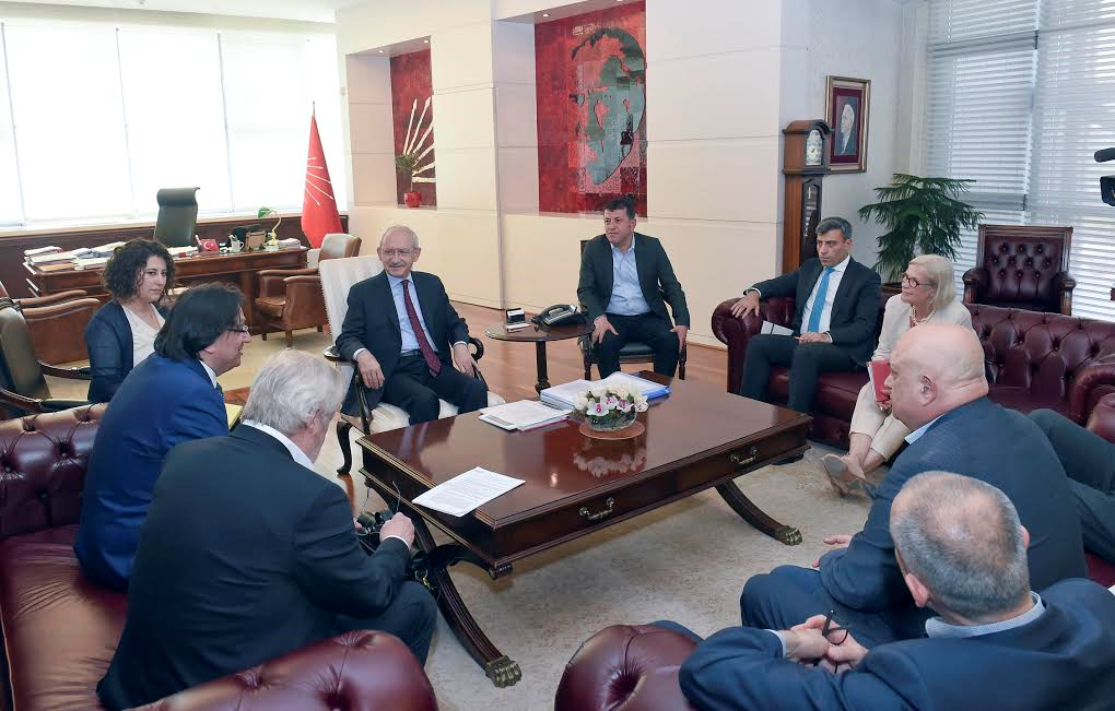 Avrupa Sendikalar Konfederasyonu Kemal Kılıçdaroğlu'nu Ziyaret Etti 5