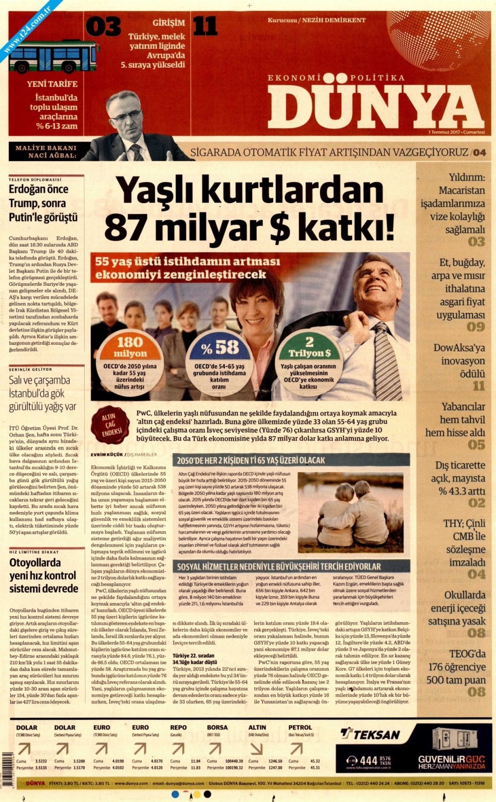 2 Temmuz 2017 Gazete Manşetleri 29