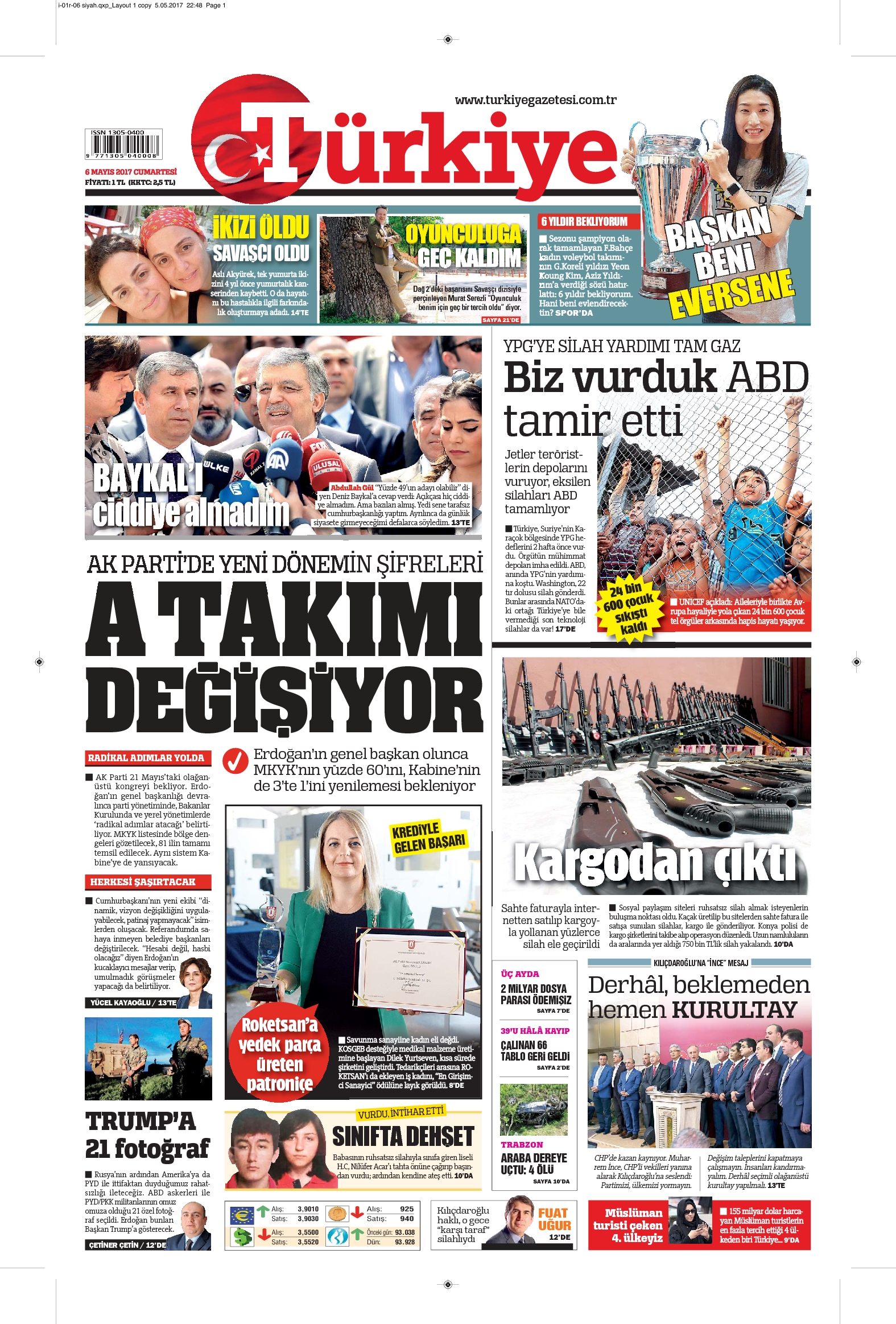 GAZETE MANŞETLERİ 06.05.2017 3