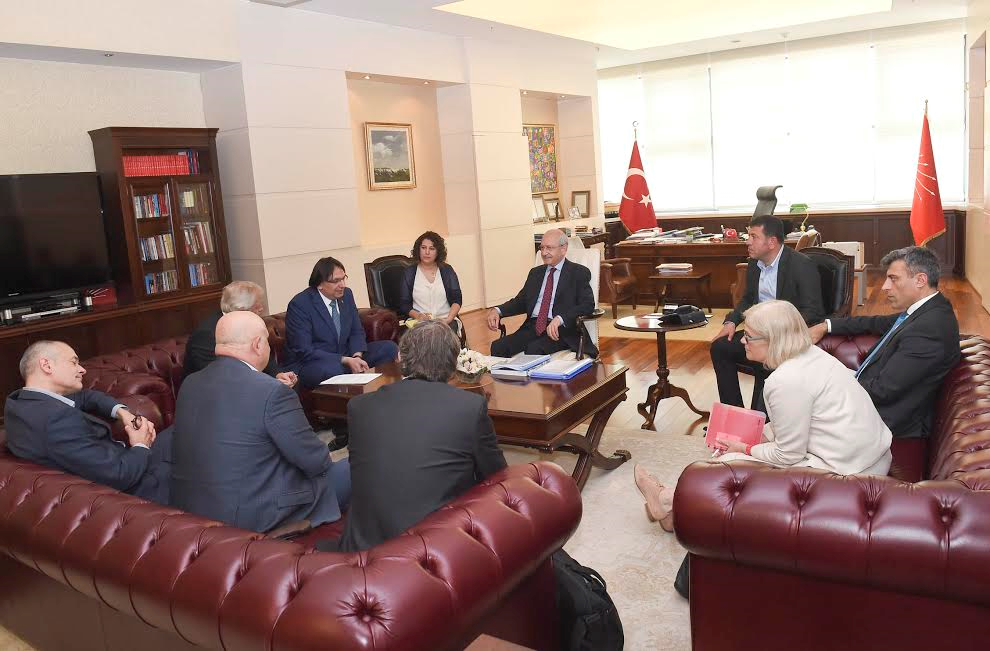 Avrupa Sendikalar Konfederasyonu Kemal Kılıçdaroğlu'nu Ziyaret Etti 4
