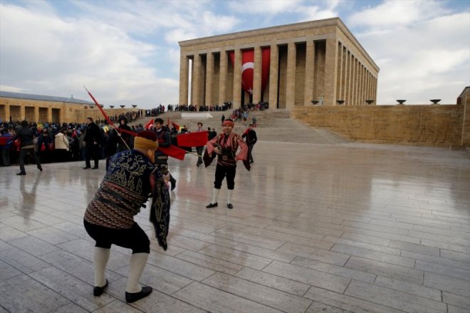 Atatürk'ün Ankara'ya gelişinin 98. yıl dönümü kutlandı 1