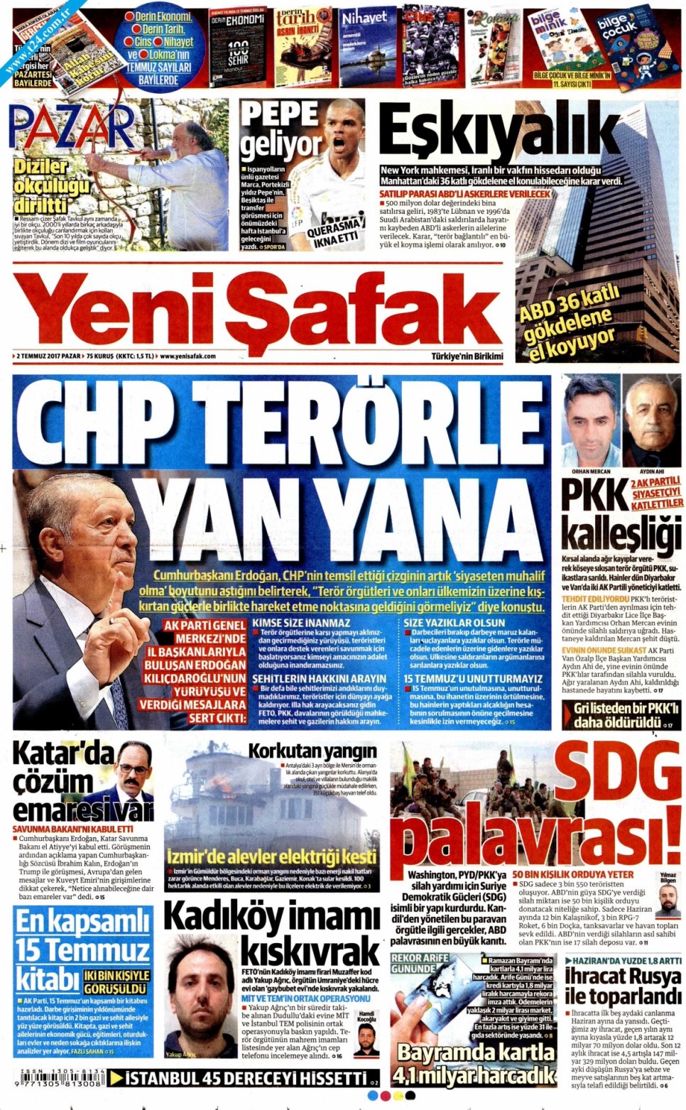 2 Temmuz 2017 Gazete Manşetleri 3