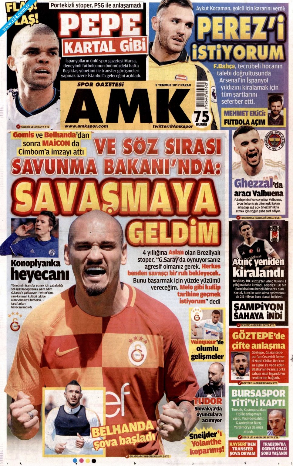 2 Temmuz 2017 Gazete Manşetleri 33