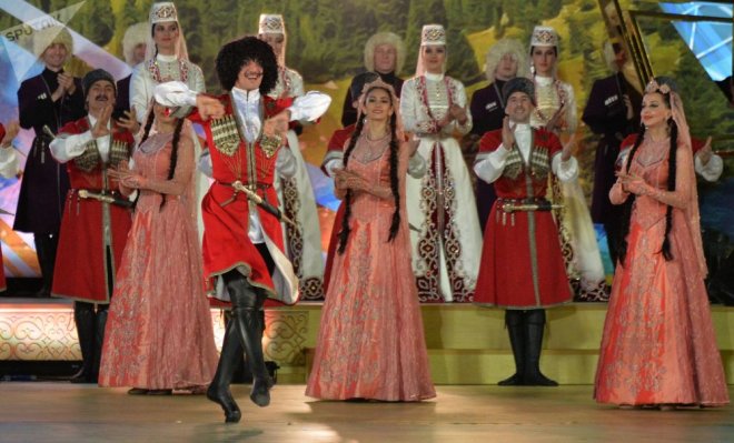 8. Kafkasya Halkları Spor ve Kültür Festivali'nden renkli görüntüler 9