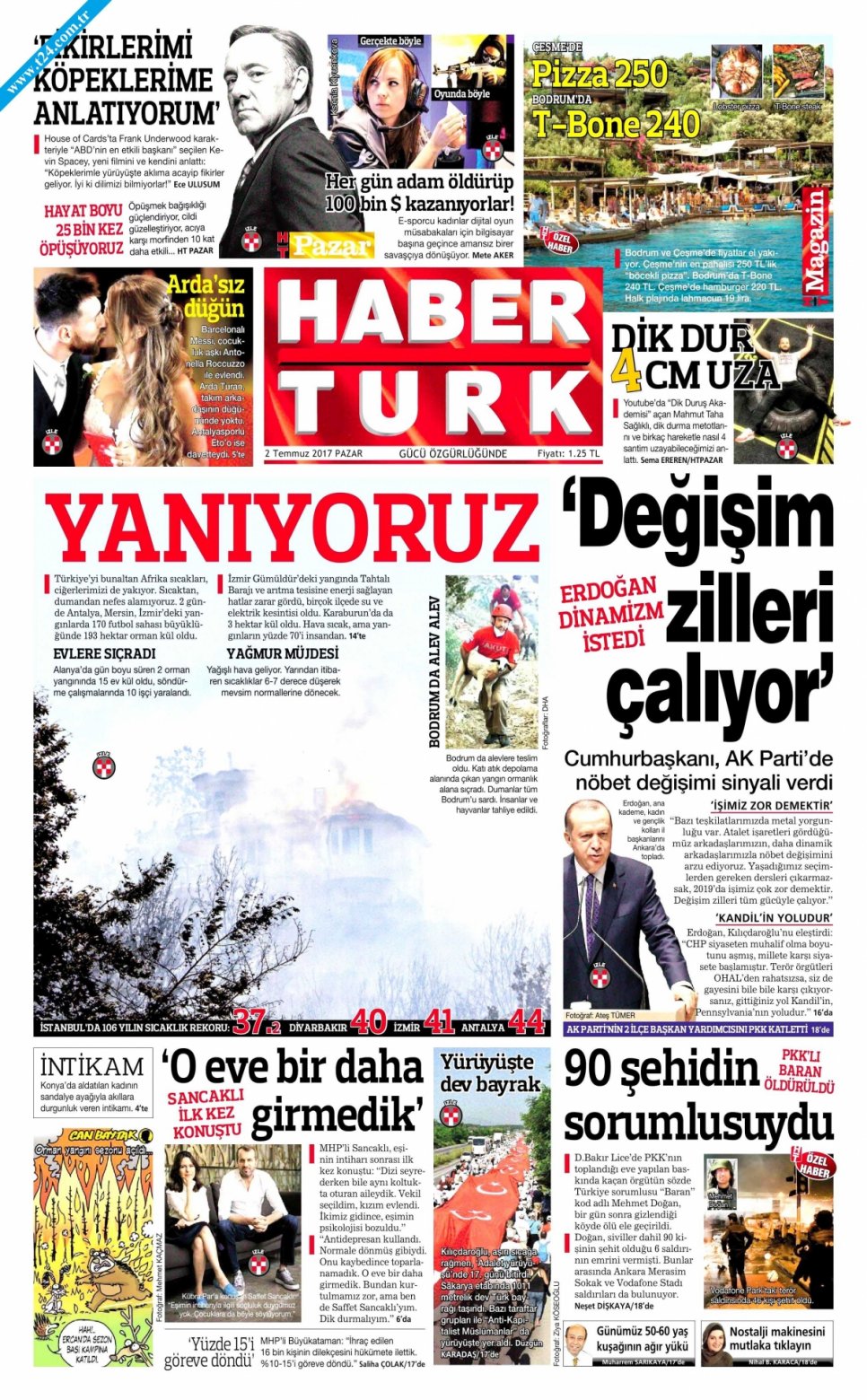 2 Temmuz 2017 Gazete Manşetleri 24