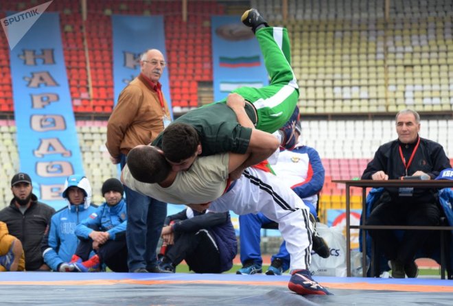 8. Kafkasya Halkları Spor ve Kültür Festivali'nden renkli görüntüler 8