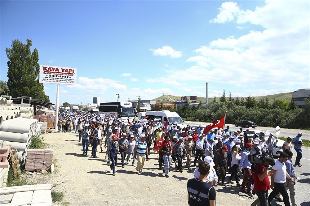 CHP'nin Ankara'dan İstanbul'a başlattığı yürüyüşten kareler 6