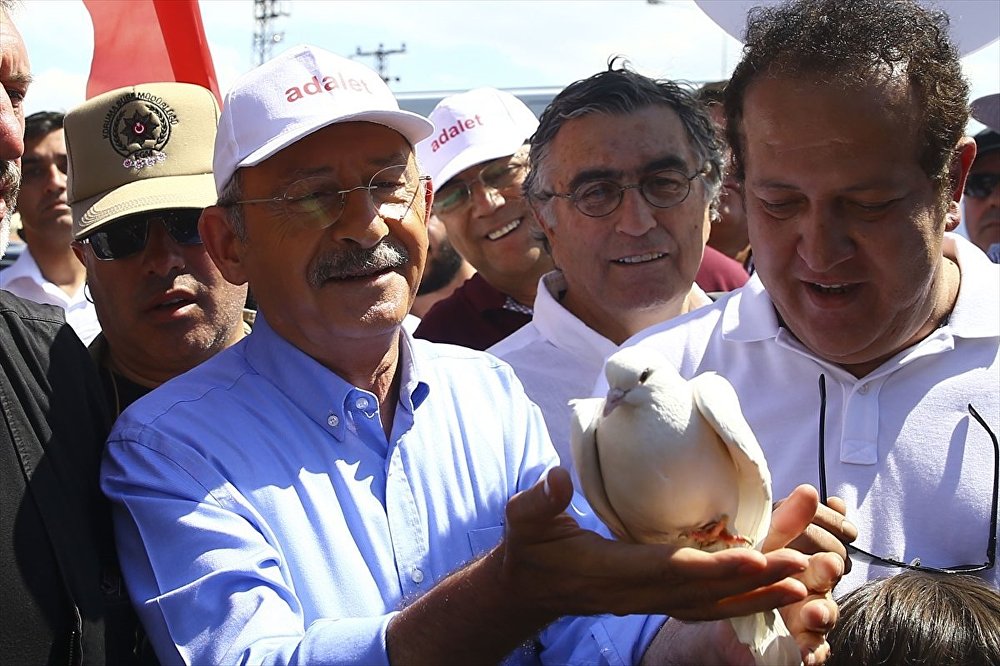 CHP'nin Ankara'dan İstanbul'a başlattığı yürüyüşten kareler 7