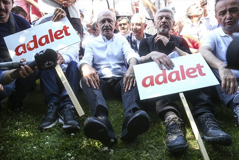 CHP'nin Ankara'dan İstanbul'a başlattığı yürüyüşten kareler 12