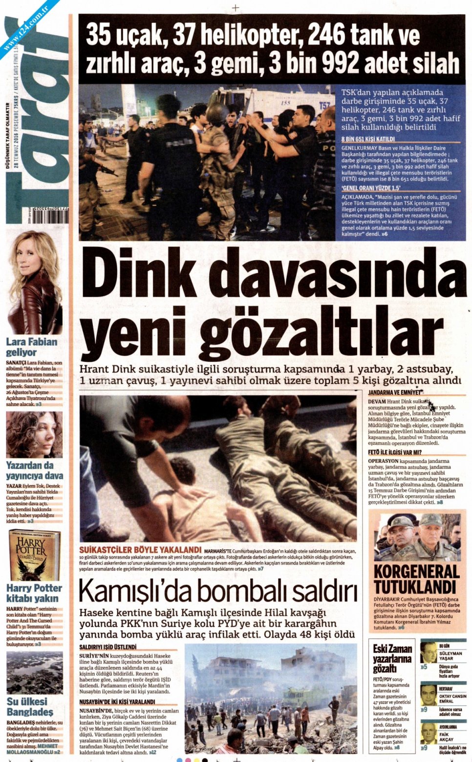 2 Temmuz 2017 Gazete Manşetleri 10