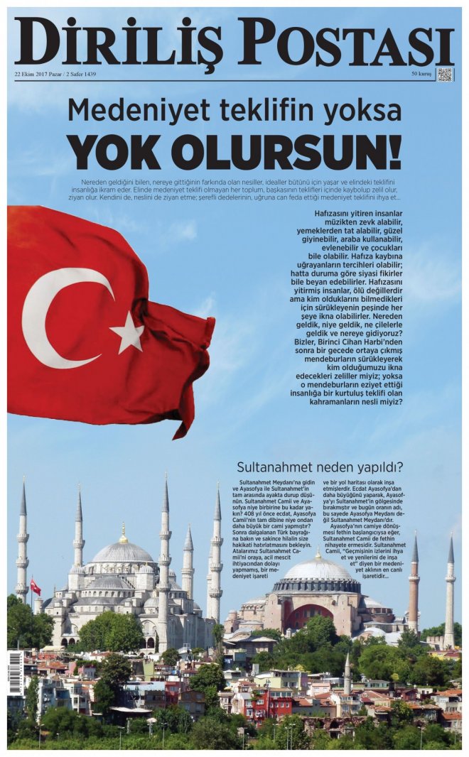 22.10.2017 GAZETE MANŞETLERİ 23
