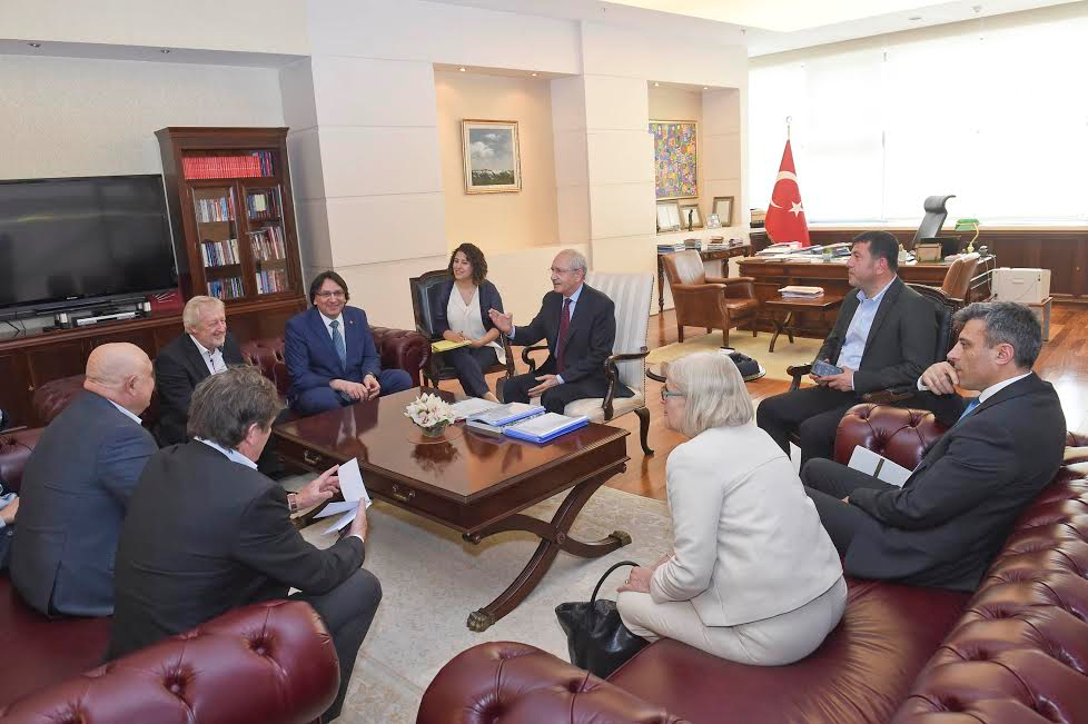 Avrupa Sendikalar Konfederasyonu Kemal Kılıçdaroğlu'nu Ziyaret Etti 2