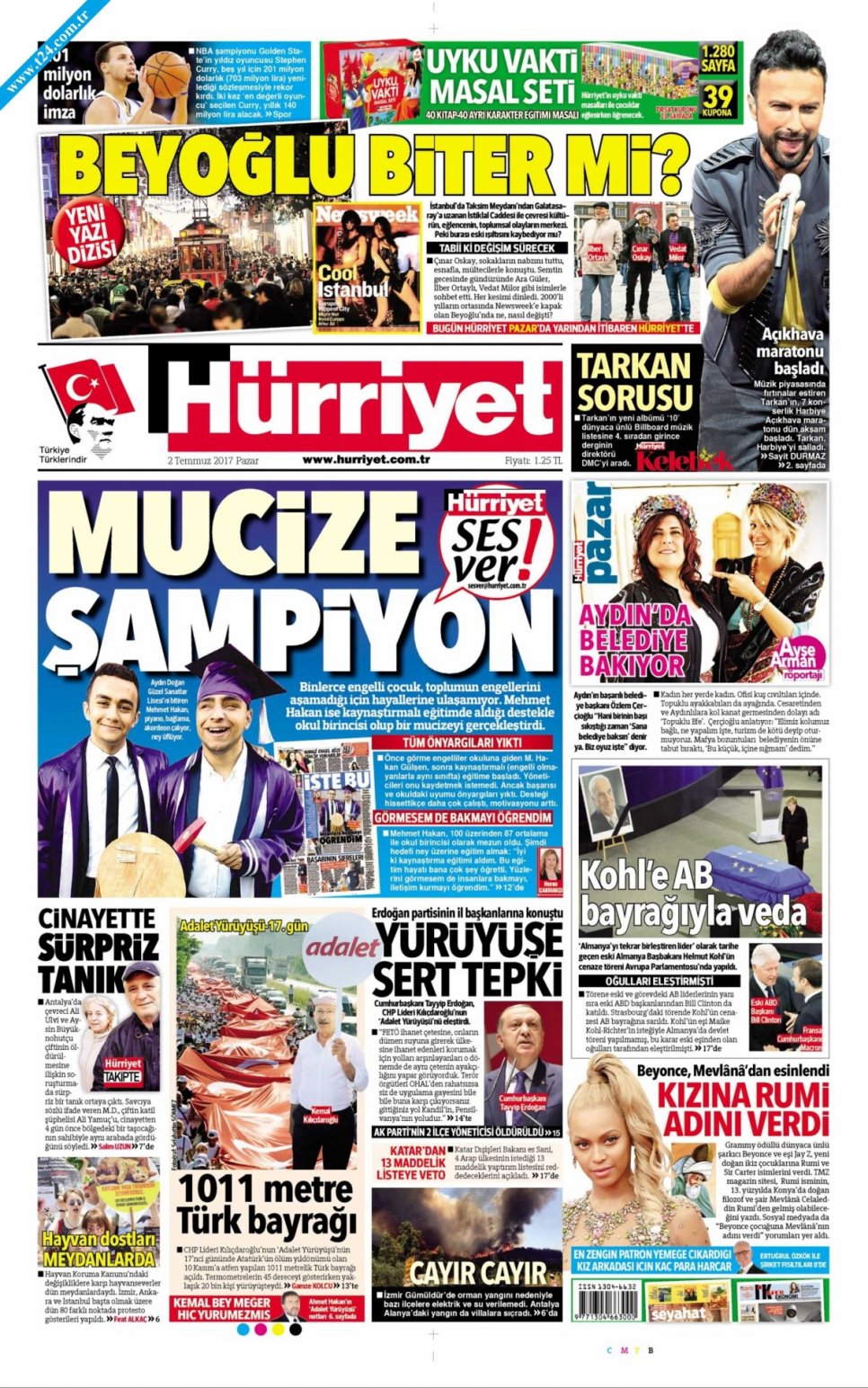 2 Temmuz 2017 Gazete Manşetleri 23