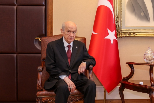 CHP GENEL BAŞKANI ÖZGÜR ÖZEL, MHP GENEL BAŞKANI BAHÇELİ İLE GÖRÜŞTÜ 1