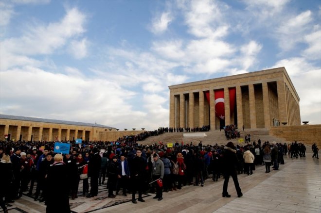Atatürk'ün Ankara'ya gelişinin 98. yıl dönümü kutlandı 6