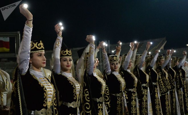 8. Kafkasya Halkları Spor ve Kültür Festivali'nden renkli görüntüler 6
